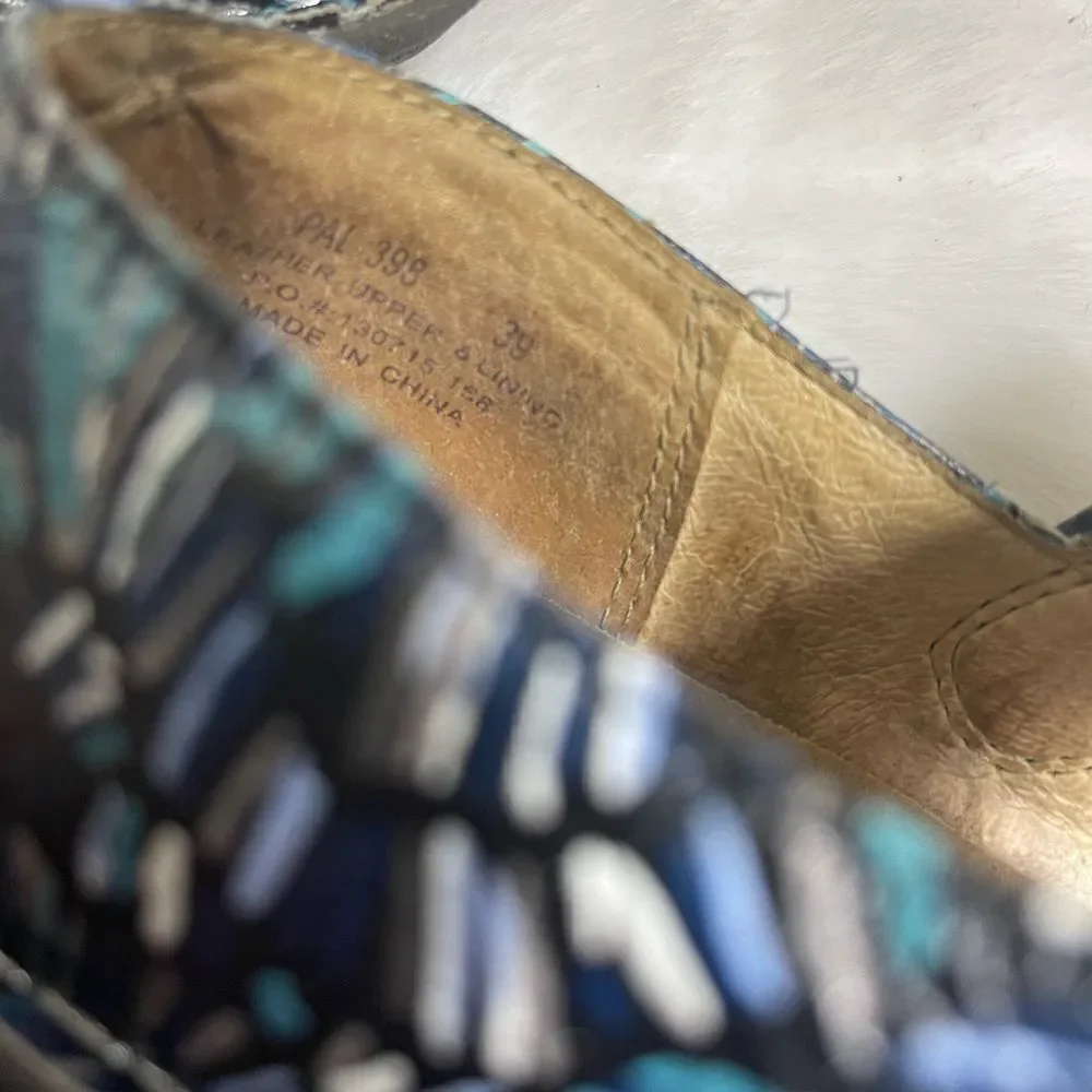 Alegria Paloma multi shades of blue,gray,white & black Mary Jane EUR Siz…